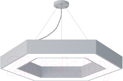 Потолочный светильник ЭРА Geometria Hexagon / Б0050556 - фото