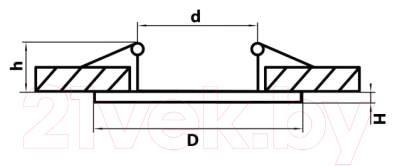 Точечный светильник Lightstar Anello 2250