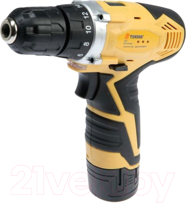 Аккумуляторная дрель-шуруповерт Tundra 5437469 - фото