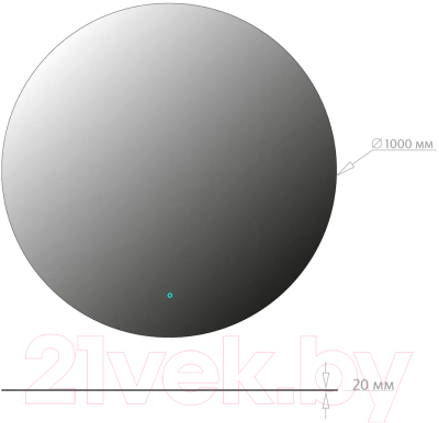 Зеркало Onika Сола 100 Led (210019)