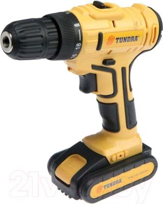 Аккумуляторная дрель-шуруповерт Tundra 5437471 - фото