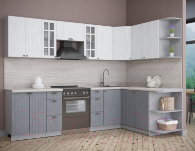 Готовая кухня Интерлиния Берес 1.7x2.8 правая