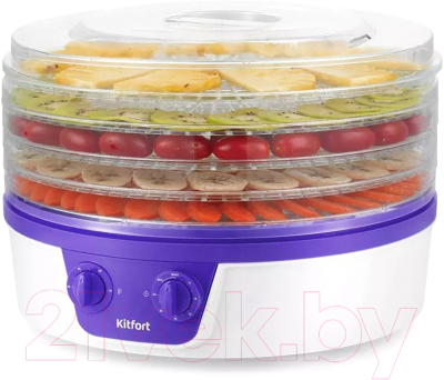 Сушилка для овощей и фруктов Kitfort KT-1935-1 - фото