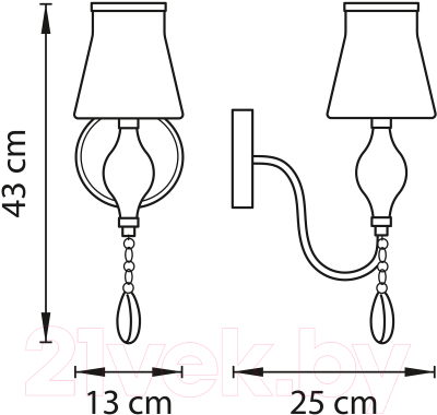 Бра Lightstar Escica 806610