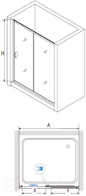 Душевая дверь RGW PA-016 / 350801615-14