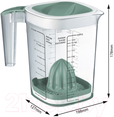 Соковыжималка ручная Rotho Loft Back Measuring Jug / 1026005092