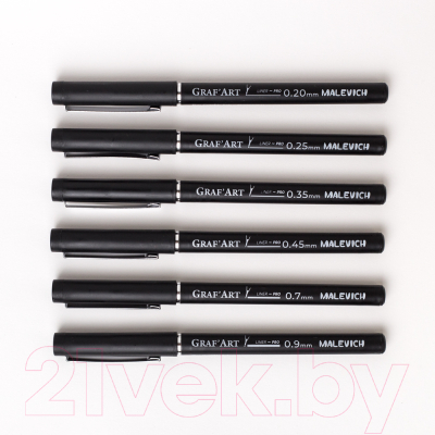 Набор капиллярных ручек Малевичъ Graf'Art Pro / 196900