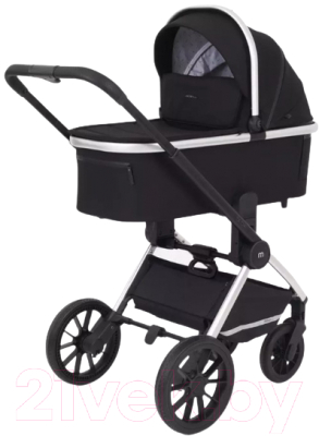 Детская универсальная коляска MOWbaby Tilda 2 в 1 / MB064 (черный) - фото