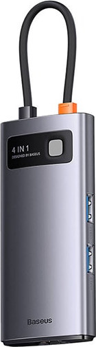 USB-хаб Baseus Metal Gleam 4в1 / WKWG070113
