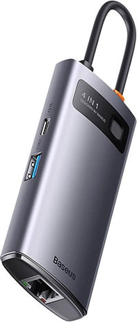 USB-хаб Baseus Metal Gleam 4в1 / WKWG070113
