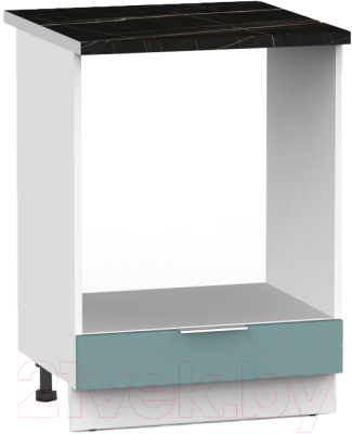 Шкаф под духовку Интермебель Микс Топ ШСРГ 850-33-600 (сумеречный голубой/тунис) - фото