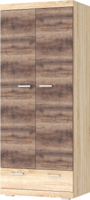 Шкаф Памир Соната ШС-900 (дуб сонома/сакраменто) - фото