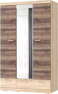 Шкаф Памир Соната ШСЗ-1350 (дуб сонома/сакраменто) - фото