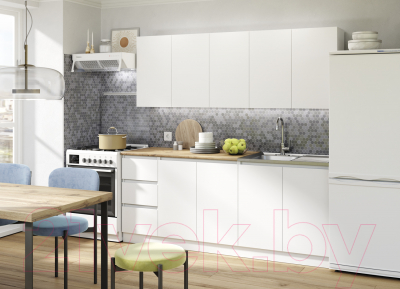 Кухонный гарнитур ДСВ Мори 2.0 (белый)