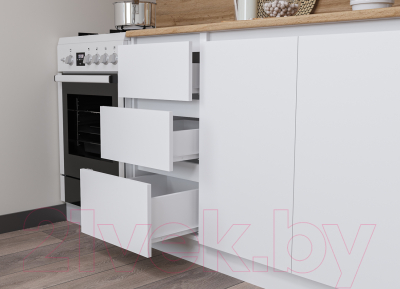 Кухонный гарнитур ДСВ Мори 2.0 (белый)