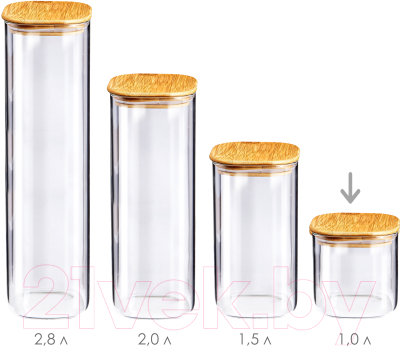 Емкость для хранения Appetite Studio BM2012-1S