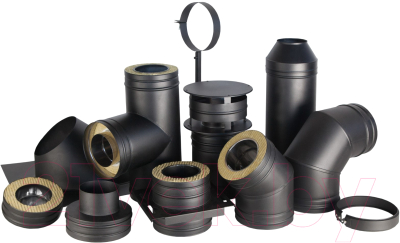 Поворот дымохода КПД Сэндвич 45 120х200