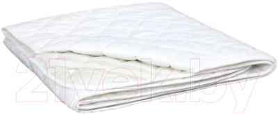 Наматрасник защитный AlViTek Бамбук-Микрофибра с резинкой 80x200 / НБМР-080 - фото