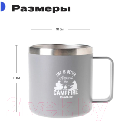 Термокружка RoadLike Camp / 400844