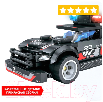 Конструктор Bondibon Полицейский патруль Машина / ВВ5712 (277эл)