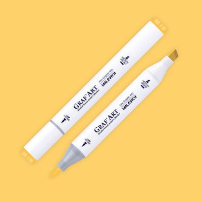 Маркер перманентный Малевичъ GrafArt Brush 190034 - фото