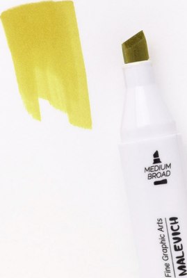 Маркер перманентный Малевичъ GrafArt Brush 190114