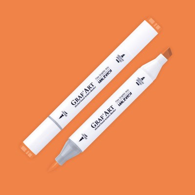 Маркер перманентный Малевичъ GrafArt Brush 190056 - фото