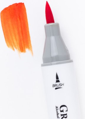 Маркер перманентный Малевичъ GrafArt Brush 190056