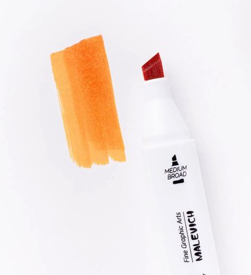 Маркер перманентный Малевичъ GrafArt Brush 190068