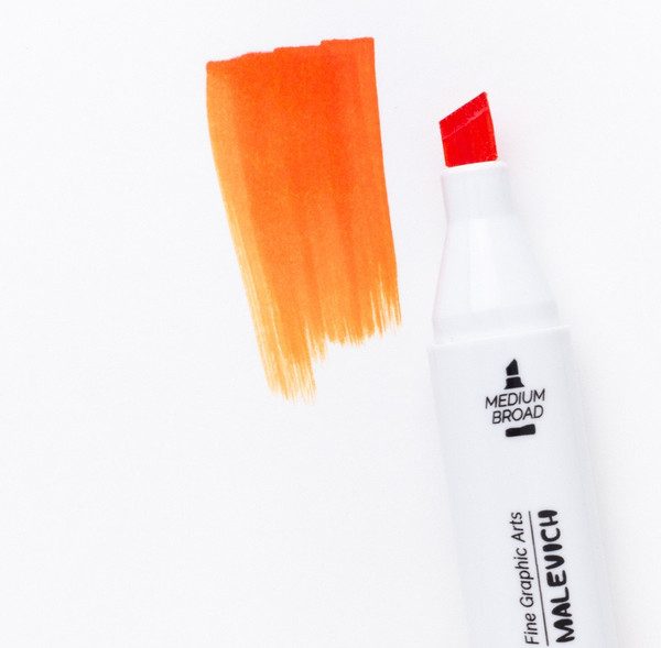 Маркер перманентный Малевичъ GrafArt Brush 190065