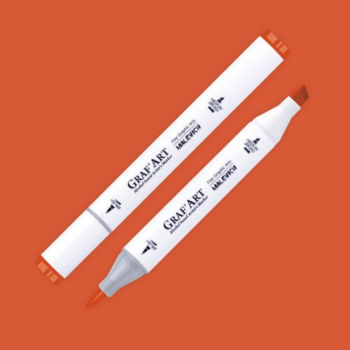 Маркер перманентный Малевичъ GrafArt Brush 190064 - фото