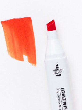 Маркер перманентный Малевичъ GrafArt Brush 190064