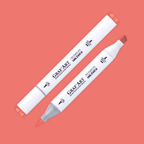 Маркер перманентный Малевичъ GrafArt Brush 190046 - фото