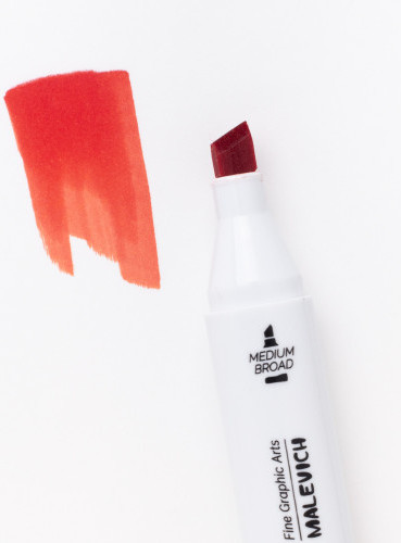 Маркер перманентный Малевичъ GrafArt Brush 190046