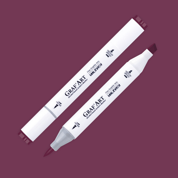 Маркер перманентный Малевичъ GrafArt Brush 190122 - фото