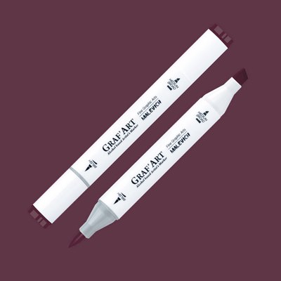 Маркер перманентный Малевичъ GrafArt Brush 190011 - фото