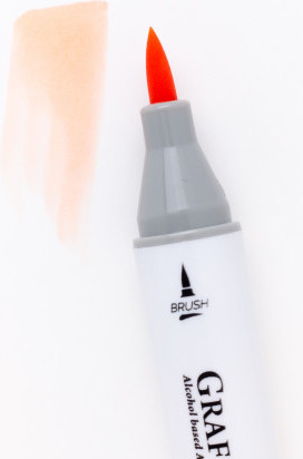 Маркер перманентный Малевичъ GrafArt Brush 190075