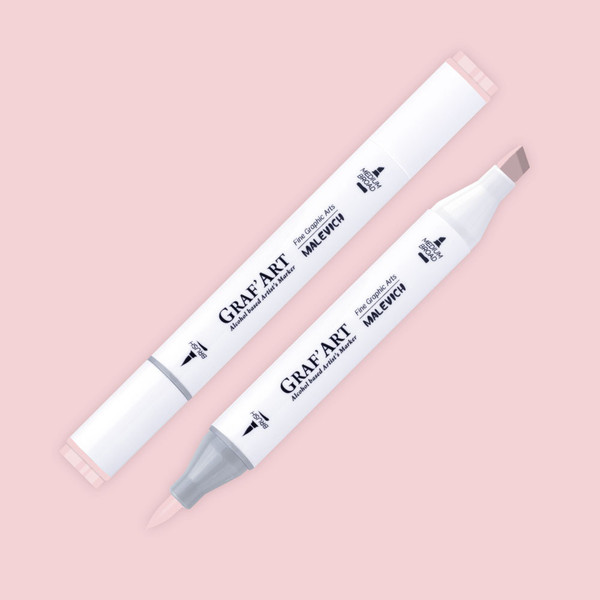Маркер перманентный Малевичъ GrafArt Brush 190015 - фото