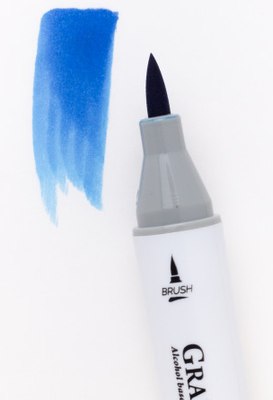 Маркер перманентный Малевичъ GrafArt Brush 190101
