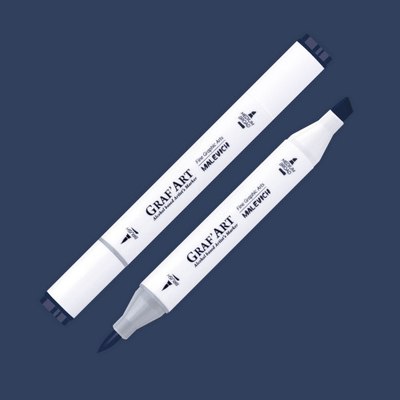 Маркер перманентный Малевичъ GrafArt Brush 190036 - фото