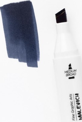 Маркер перманентный Малевичъ GrafArt Brush 190036
