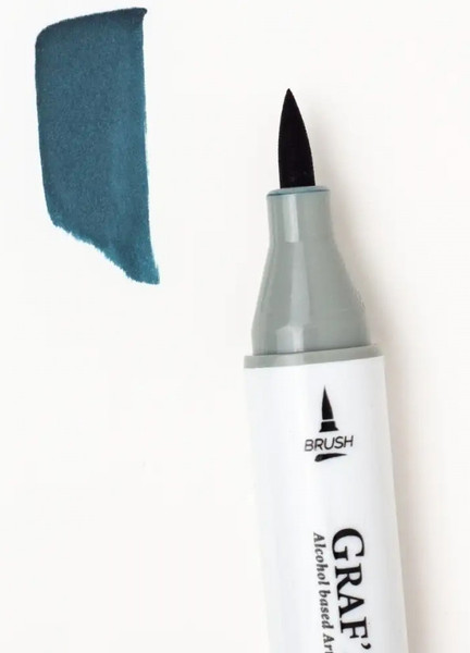 Маркер перманентный Малевичъ GrafArt Brush 190008