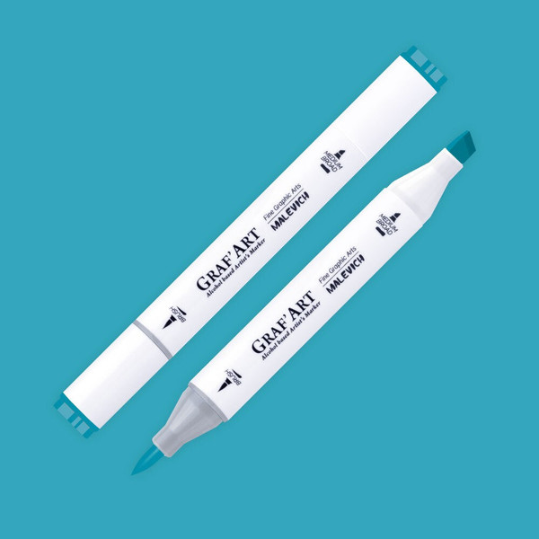 Маркер перманентный Малевичъ GrafArt Brush 190005 - фото