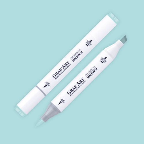 Маркер перманентный Малевичъ GrafArt Brush 190001 - фото