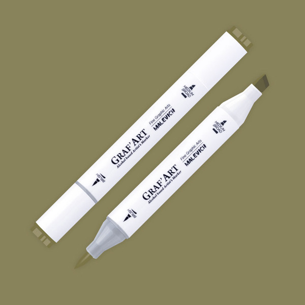 Маркер перманентный Малевичъ GrafArt Brush 190010 - фото