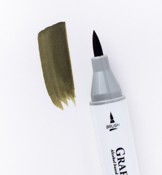 Маркер перманентный Малевичъ GrafArt Brush 190010