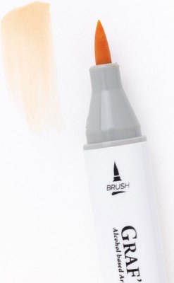 Маркер перманентный Малевичъ GrafArt Brush 190106