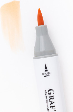 Маркер перманентный Малевичъ GrafArt Brush 190105