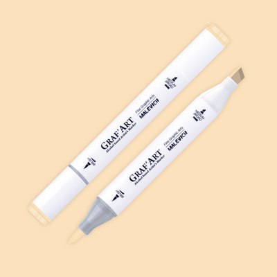 Маркер перманентный Малевичъ GrafArt Brush 190069 - фото