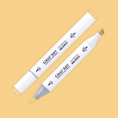 Маркер перманентный Малевичъ GrafArt Brush 190057 - фото